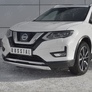 Защита переднего бампера d75х42 дуга RUSSTAL Nissan X-Trail (2018-2023)