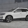 Защита переднего бампера d63 секции-d42 дуга RUSSTAL Nissan X-Trail (2018-2023)