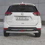 Защита заднего бампера d75х42 дуга RUSSTAL Nissan X-Trail (2018-2023)