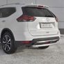 Защита заднего бампера d63 дуга RUSSTAL Nissan X-Trail (2018-2023)