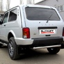 Защита заднего бампера d57 короткая Lada Niva 4x4 Urban 3D (2014-2021)