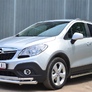 Пороги труба d63 вариант 3 RUSSTAL Opel Mokka (2013-2019)