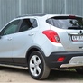 Защита заднего бампера d75х42 дуга RUSSTAL Opel Mokka (2013-2019)