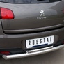 Защита заднего бампера d76х42 верхняя RUSSTAL Peugeot 4008 (2012-2016)