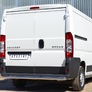 Защита заднего бампера d63 прямая RUSSTAL Peugeot Boxer (2006-2021)