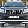 Защита переднего бампера d63 секции d63 уголки RUSSTAL Toyota Land Cruiser Prado 150 (2009-2013)