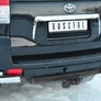 Защита заднего бампера уголки d76 секции d42 секции RUSSTAL Toyota Land Cruiser Prado 150 (2009-2013)