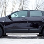 Пороги труба d63 вариант 1 RUSSTAL Nissan Qashqai+2 (2010-2013)