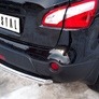 Защита заднего бампера d63 дуга RUSSTAL Nissan Qashqai+2 (2010-2013)