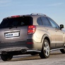 Защита заднего бампера d57 уголки Chevrolet Captiva (2011-2013)