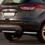 Защита заднего бампера d57 уголки Ford Kuga (2013-2019)