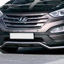 Защита переднего бампера d57 волна Hyundai Santafe (2012-2016)