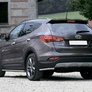 Защита заднего бампера d57 уголки Hyundai Santafe (2012-2015)