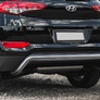 Защита заднего бампера d57 скоба Hyundai Tucson (2015-2018)