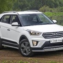 Защита переднего бампера d57+d42 Hyundai Creta (2016-2021)