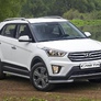 Защита переднего бампера d57 уголки Hyundai Creta (2016-2021)