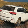 Защита заднего бампера d57+d57 Jeep Grand Cherokee (2013-2023)