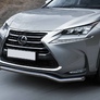 Защита переднего бампера d57 волна Lexus NX (2014-2017)