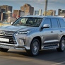 Защита переднего бампера d76+d57 Lexus LX (2015-2022)