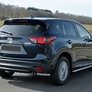 Защита заднего бампера d42 уголки Mazda CX-5 (2011-2017)