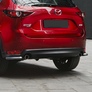 Защита заднего бампера d42 уголки Mazda CX-5 (2017-2024)