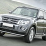 Защита штатного порога d42 Mitsubishi Pajero IV (2011-2024)