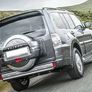 Защита заднего бампера d76 короткая Mitsubishi Pajero IV (2011-2024)