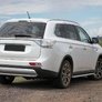 Защита заднего бампера d57 Mitsubishi Outlander (2012-2014)