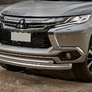 Защита переднего бампера d76+d57 Mitsubishi Pajero Sport (2016-2021)