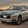 Защита переднего бампера 75x42 овал Mitsubishi Pajero Sport (2016-2021)