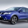 Защита переднего бампера d57 Nissan Qashqai (2013-2019)