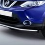 Защита переднего бампера d57 Nissan Qashqai (2013-2019)