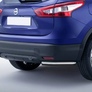 Защита заднего бампера d57 уголки Nissan Qashqai (2013-2019)