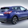 Защита заднего бампера d57 Nissan Qashqai (2013-2019)