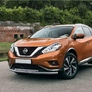 Защита переднего бампера d57+d42 Nissan Murano (2016-2023)