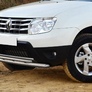 Защита переднего бампера d57+d42 Renault Duster (2011-2015)