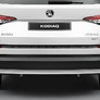 Защита заднего бампера d57 Skoda Kodiaq (2017-2021)