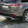 Защита заднего бампера d57 Toyota Highlander (2010-2014)