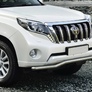 Защита переднего бампера d57 волна Toyota Land Cruiser Prado (2009-2017)