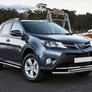 Защита переднего бампера d57+d57 Toyota Rav 4 (2013-2015)