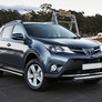 Защита переднего бампера 75х42 овал Toyota Rav 4 (2013-2015)