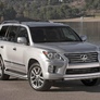 Защита штатного порога d42 Lexus LX (2014-2015)