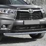 Защита переднего бампера d57 Toyota Highlander (2014-2019)