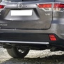 Защита заднего бампера d57 Toyota Highlander (2014-17-2019)