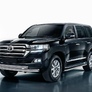 Защита переднего бампера d76+75x42 овал Toyota Land Cruiser 200 (2015-2021)