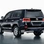 Защита заднего бампера d76+d42 уголки Toyota Land Cruiser 200 (2015-2021)