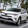 Защита переднего бампера d57 волна Toyota Rav 4 (2015-2019)