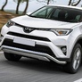 Защита переднего бампера d57 волна Toyota Rav 4 (2015-2019)