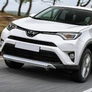 Защита переднего бампера 75x42 овал Toyota Rav 4 (2015-2019)