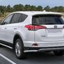 Защита заднего бампера d57 уголки Toyota Rav 4 (2015-2019)